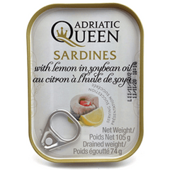 Adriatic Queen Sardines in Vegetable Oil 105g