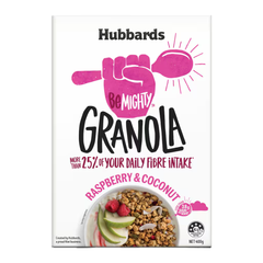 Hubbards BeMighty Granola Raspberry Coconut
