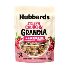 Hubbards Crispy Crunchy Raspberry and Coconut Granola