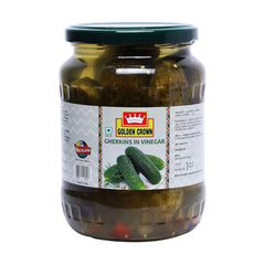 Golden Crown Gherkins In Vinegar
