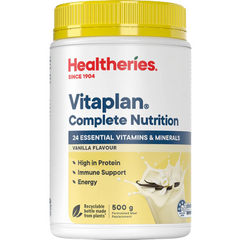 Healtheries Vitaplan Complete Nutrition Vanilla Powder 500g