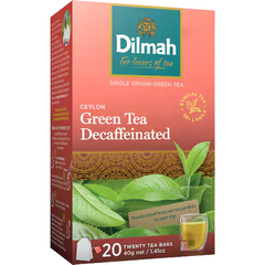 Dilmah Green Tea Natural Decaf 20pk