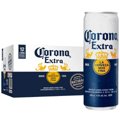 Corona Extra Beer Cans Box 12pk