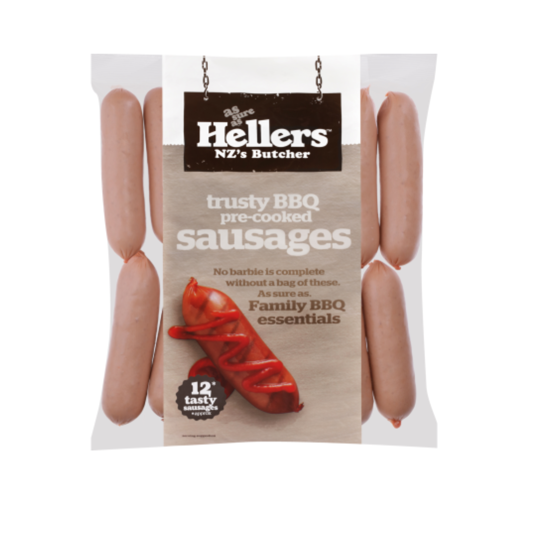 Hellers Precooked Sausages 1kg