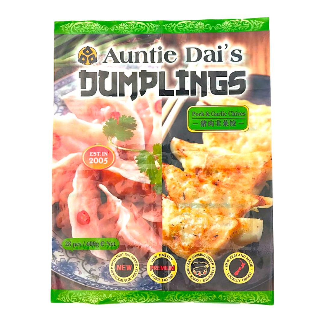 Auntie Dai's Dumplings Pork Garlic