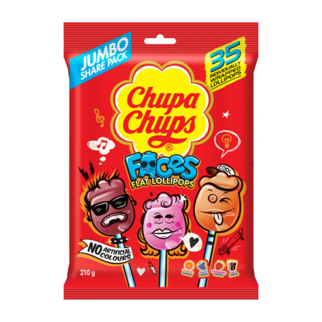Chupa Chups Faces Lollipops