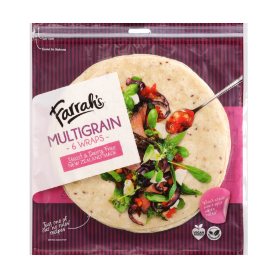 Farrah's Multigrain Wraps 6pk