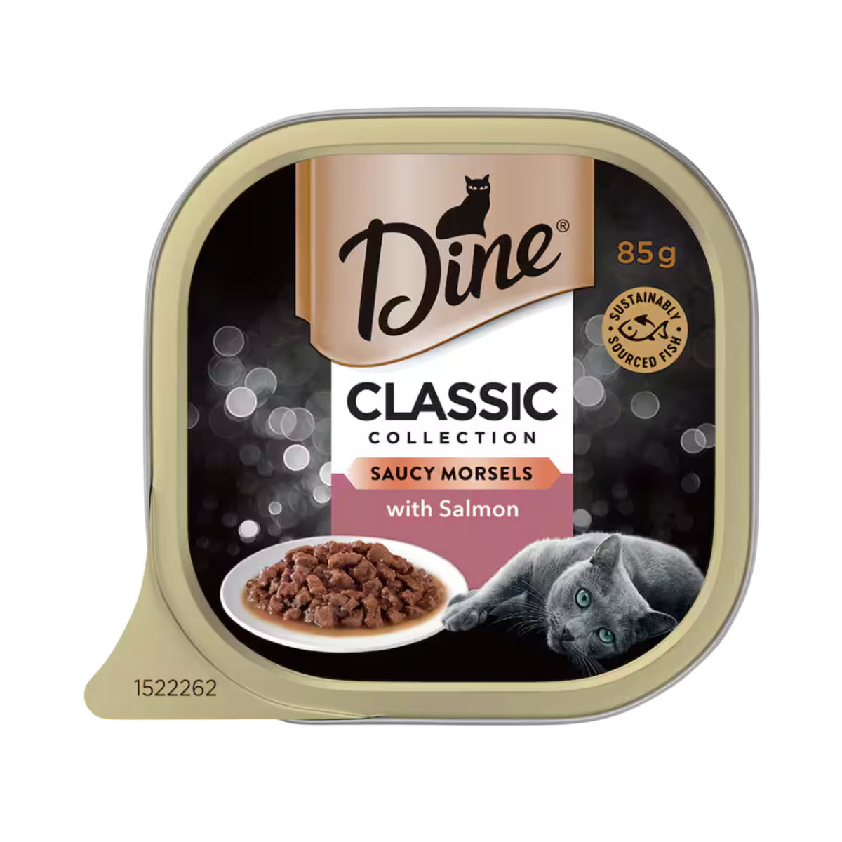 Dine Classic Collection Wet Cat Food With Salmon 85g