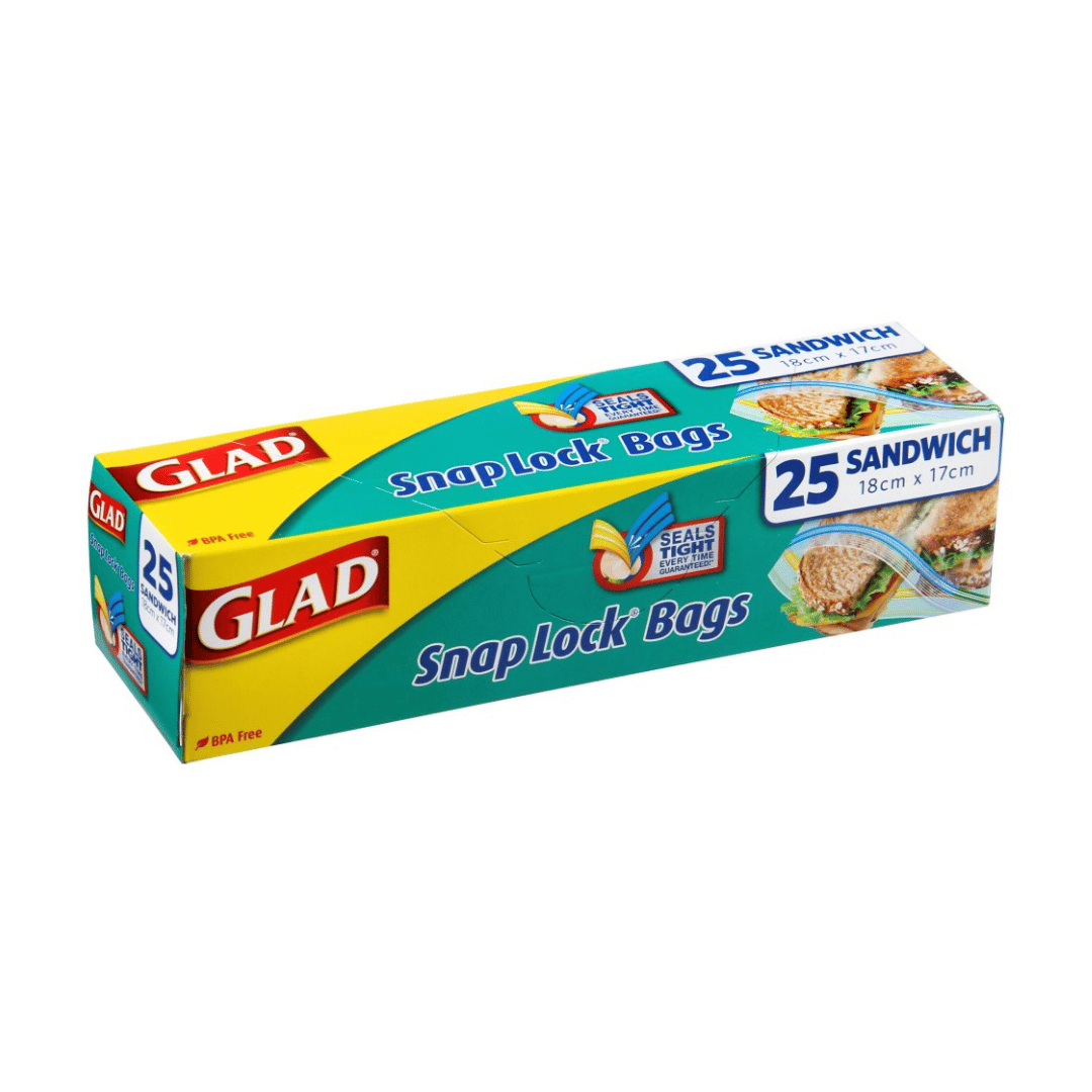 Glad Snaplock Bags 25 Pack