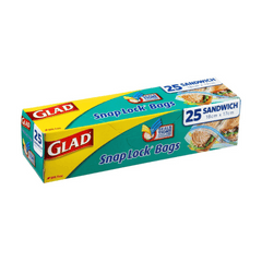 Glad Snaplock Bags 25 Pack