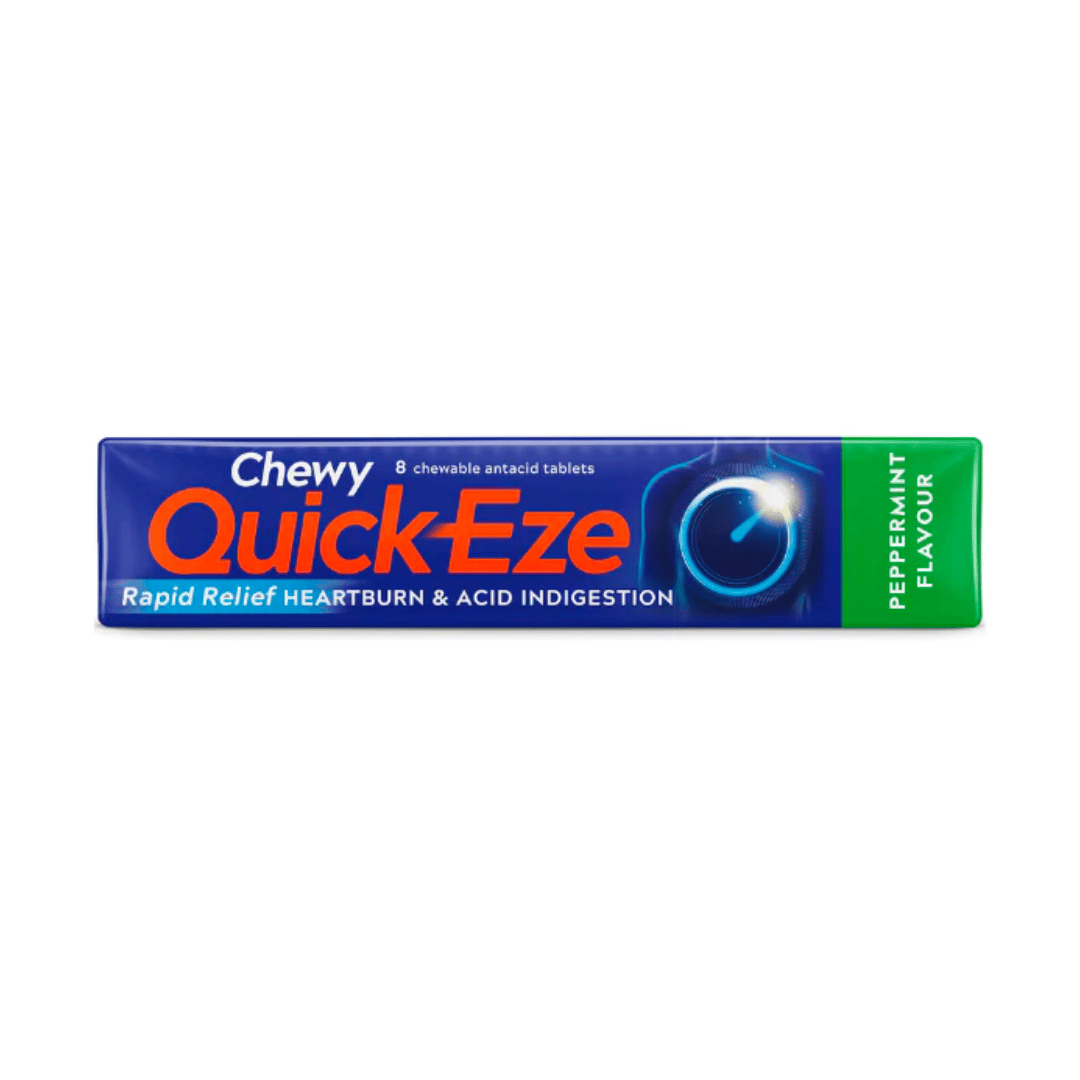 Chewy QuickEze Peppermint 8 Tablets