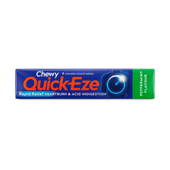 Chewy QuickEze Peppermint 8 Tablets