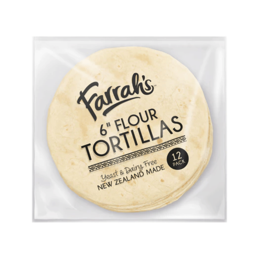 Farrahs Mini Tortilla Wraps 6' 12pk