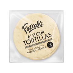 Farrahs Mini Tortilla Wraps 6' 12pk