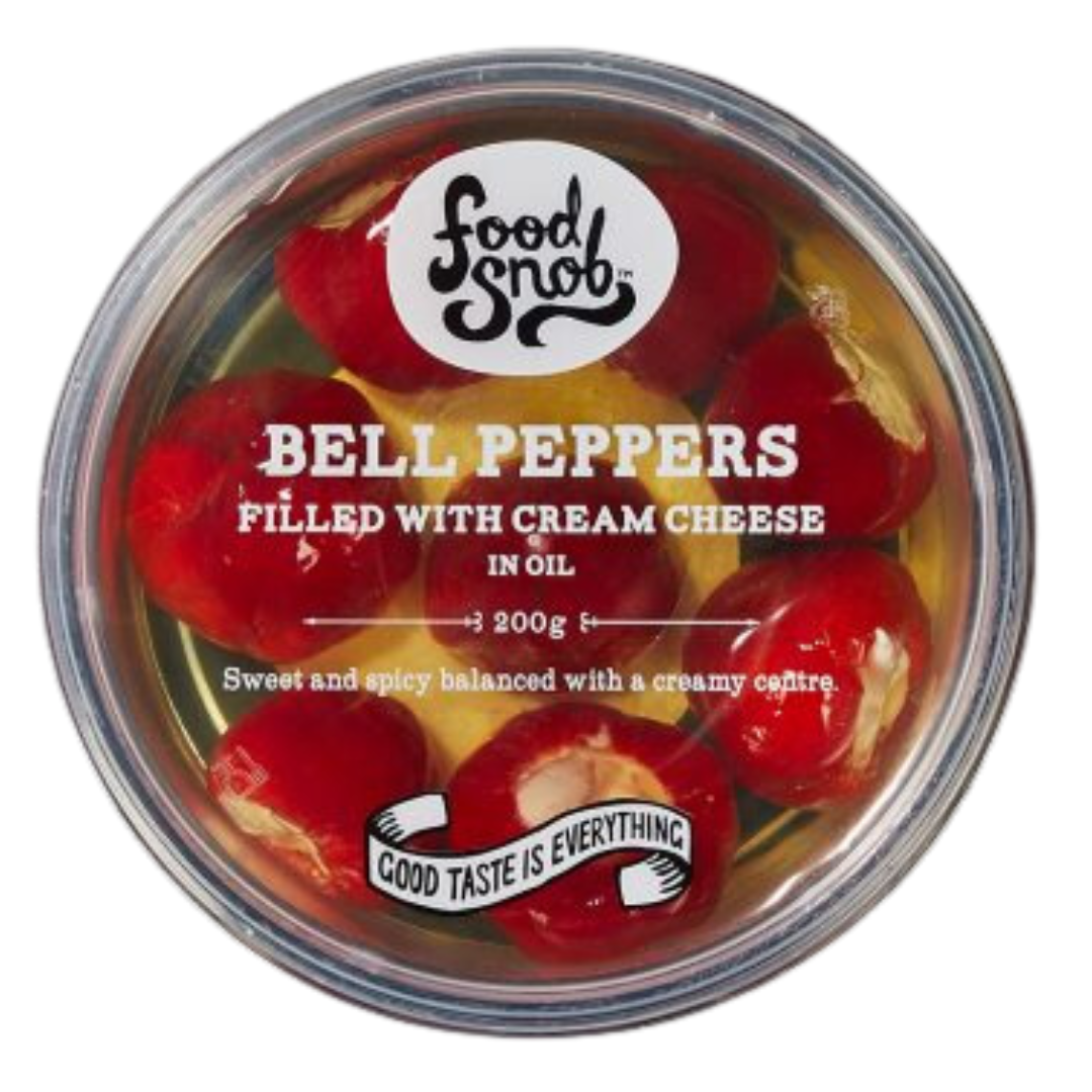 Food Snob Bell Peppers with Cream Cheese 200g
