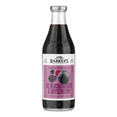 Barkers NZ Blackcurrant and Boysenberry Syrup 710ml