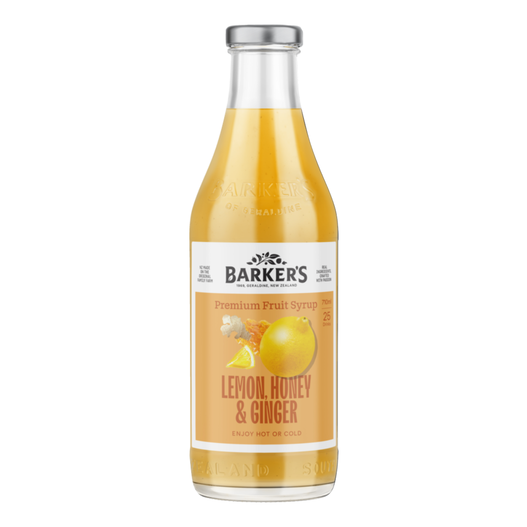 Barkers Lemon, Honey and Ginger Syrup