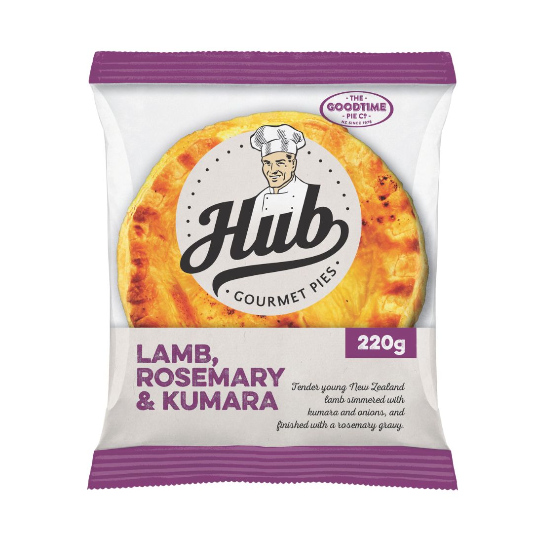 Hub Lamb, Rosemary & Kumara Pie