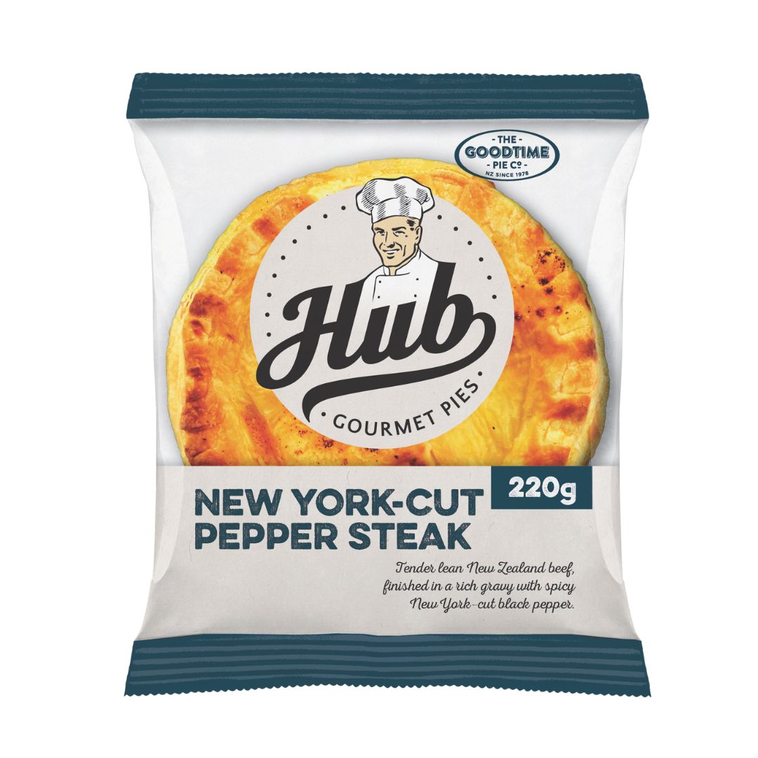 Hub New York Pepper Steak Pie