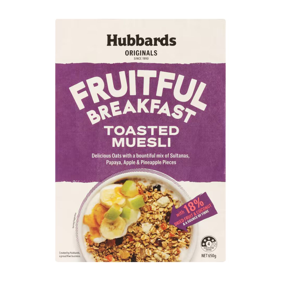 Hubbards Fruitful Breakfast Toasted Muesli