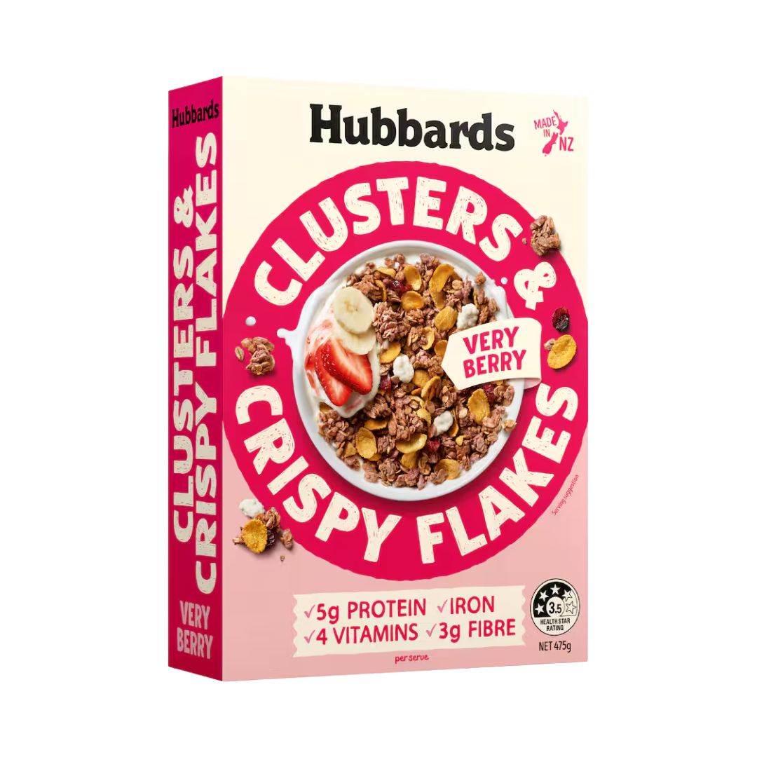 Hubbards Berry Clusters and Crispy Flakes