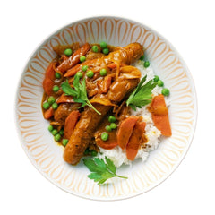 Curried Sausages