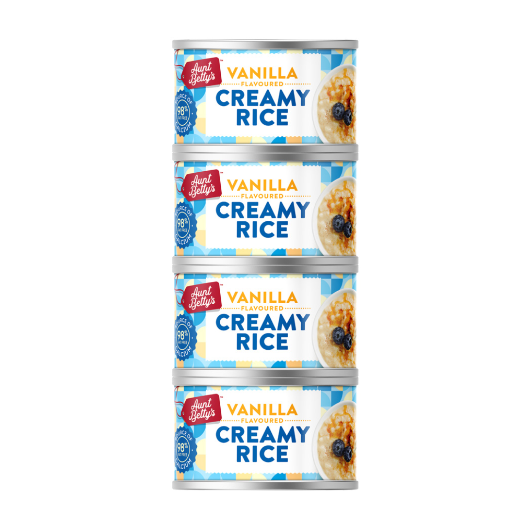 Aunt Betty's Creamy Rice Vanilla 4Pk