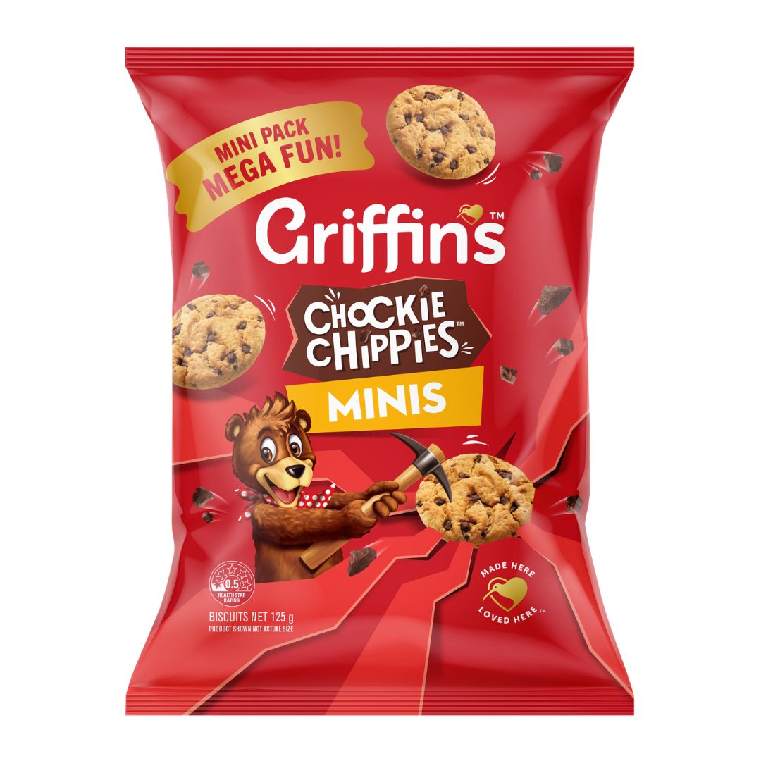 Cookie Bear Minis Choc Chippies 125g