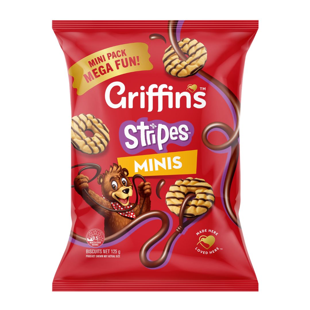 Cookie Bear Minis Stripes 125g