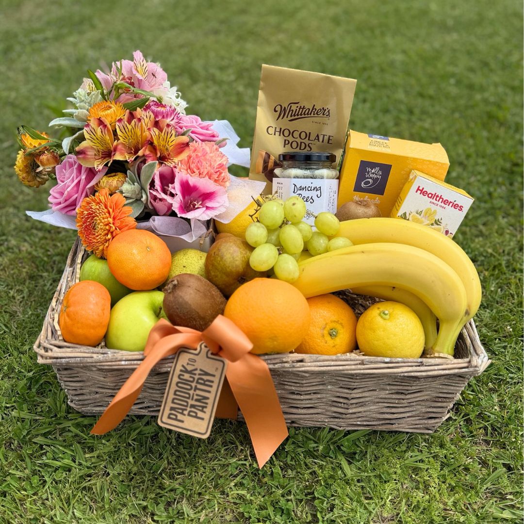 Comfort & Blooms Gift Basket