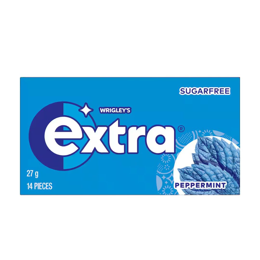 Extra Envelopes Peppermint Chewing Gum 27g