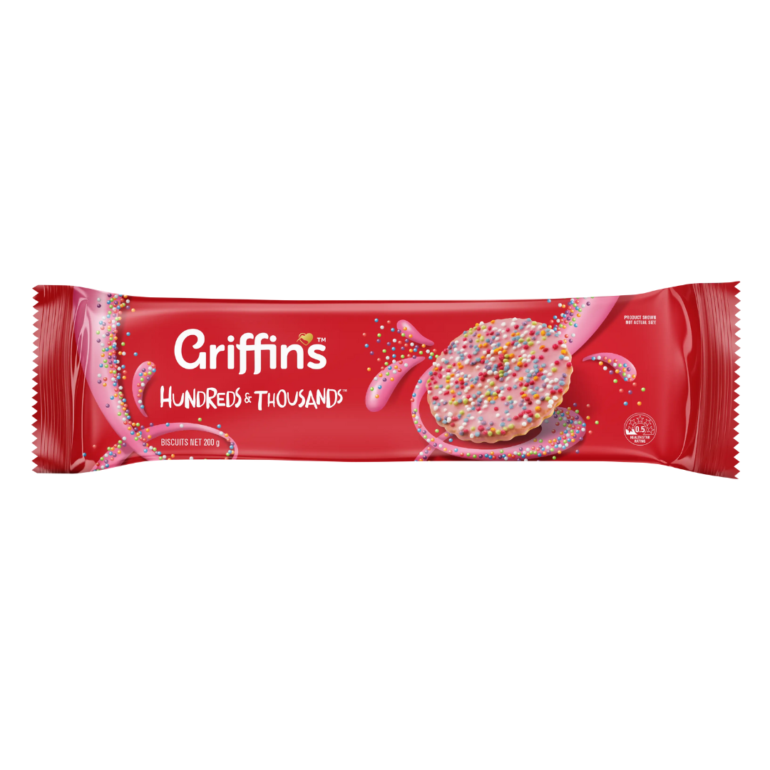 Griffins Hundreds & Thousands Biscuits 200g