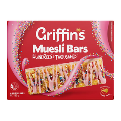 Griffins Hundreds & Thousands Muesli Bars