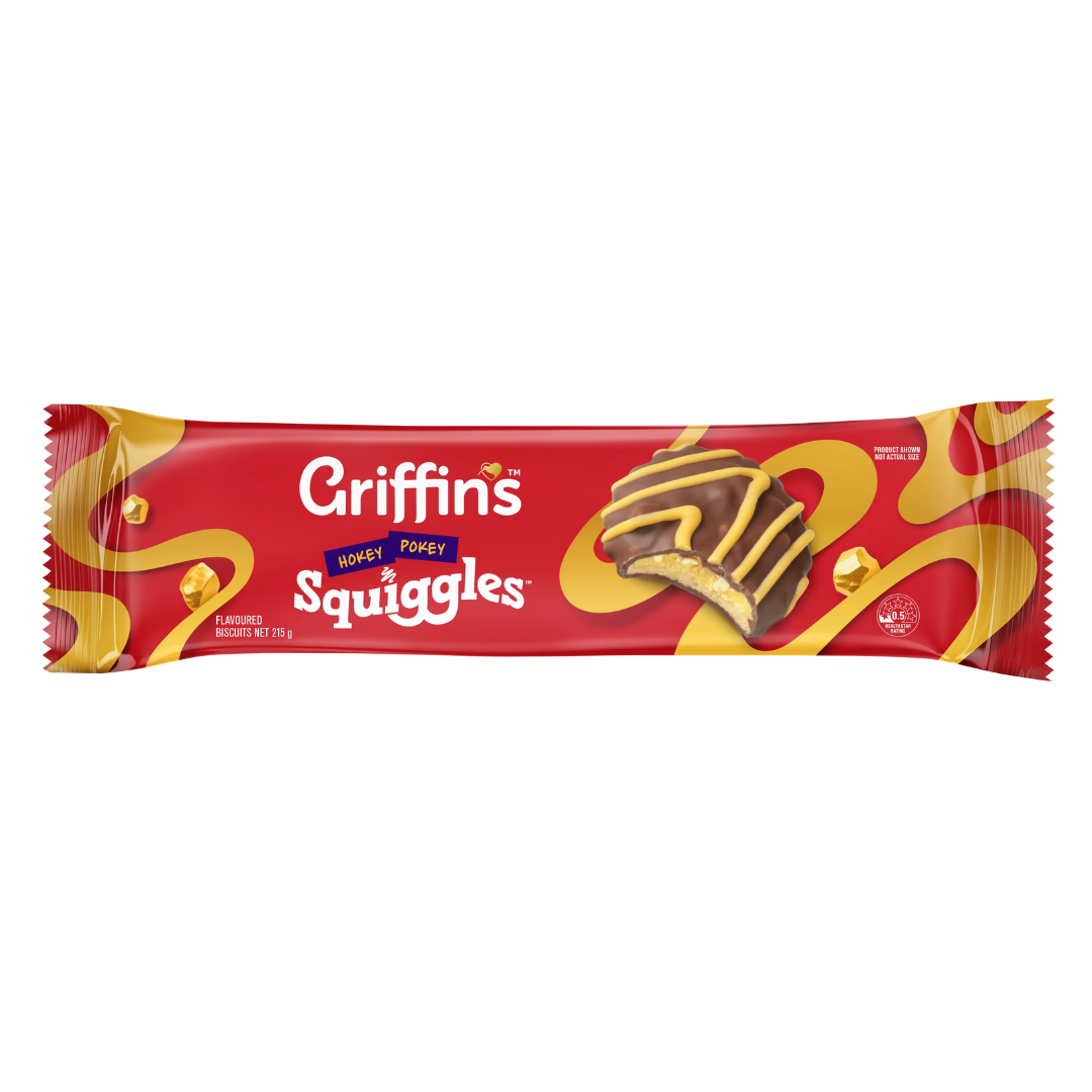 Griffins Hokey Pokey Squiggles - 215g