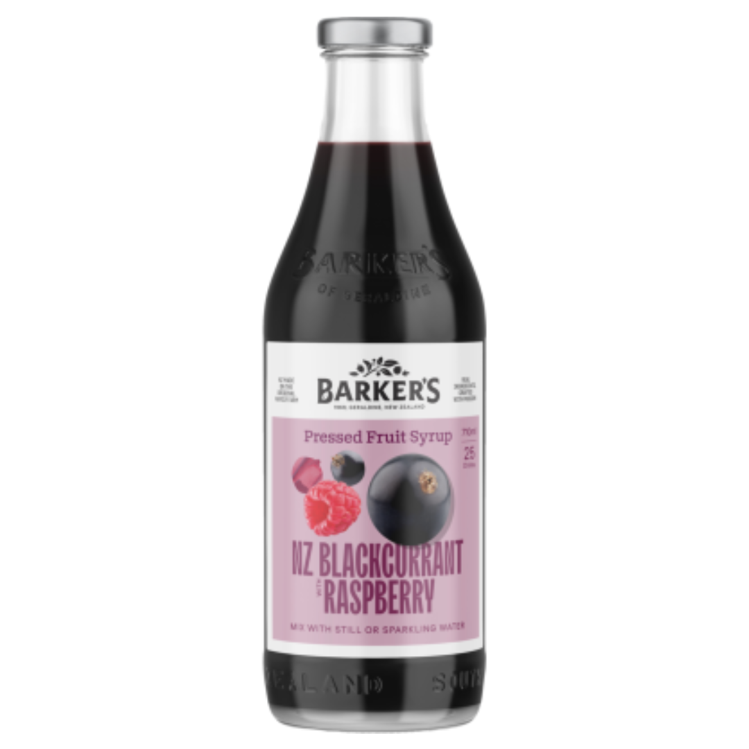 Barkers Blackcurrant and Raspberry Syrup