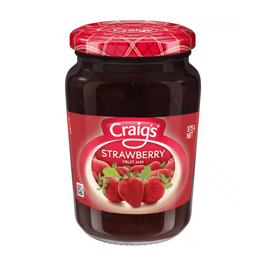 Craigs Strawberry Jam 375g