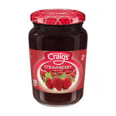 Craigs Strawberry Jam 375g