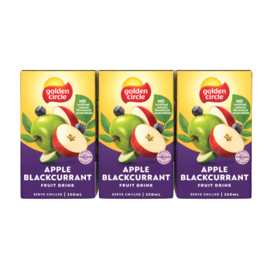 Golden Circle Fruit Drink Apple Blackcurrant 6 Pack