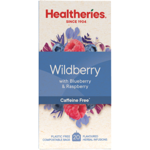 Healtheries Wildberry With Raspberry & Blueberry Tea Bags 20pk