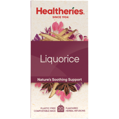 Healtheries Liquorice Tea Bags 20pk