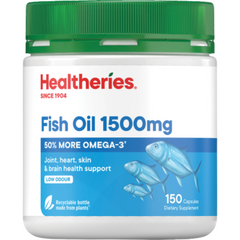 Healtheries Fish Oil 1500mg Capsules 150pk
