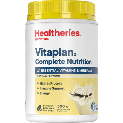 Healtheries Vitaplan Complete Nutrition Vanilla Powder 500g