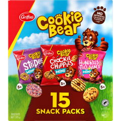 Griffin's Cookie Bear Mixed Snack Packs 15pk