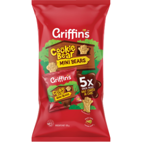 Griffin's Cookie Bear Mini Bears 5 x 25g