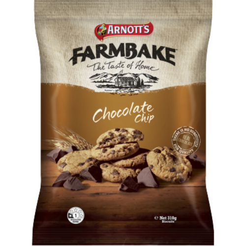 Arnott's Farmbake Chocolate Chip Biscuits 310g