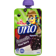 Anchor Uno Yoghurt Pouch Mixed Berry Smooth 100g